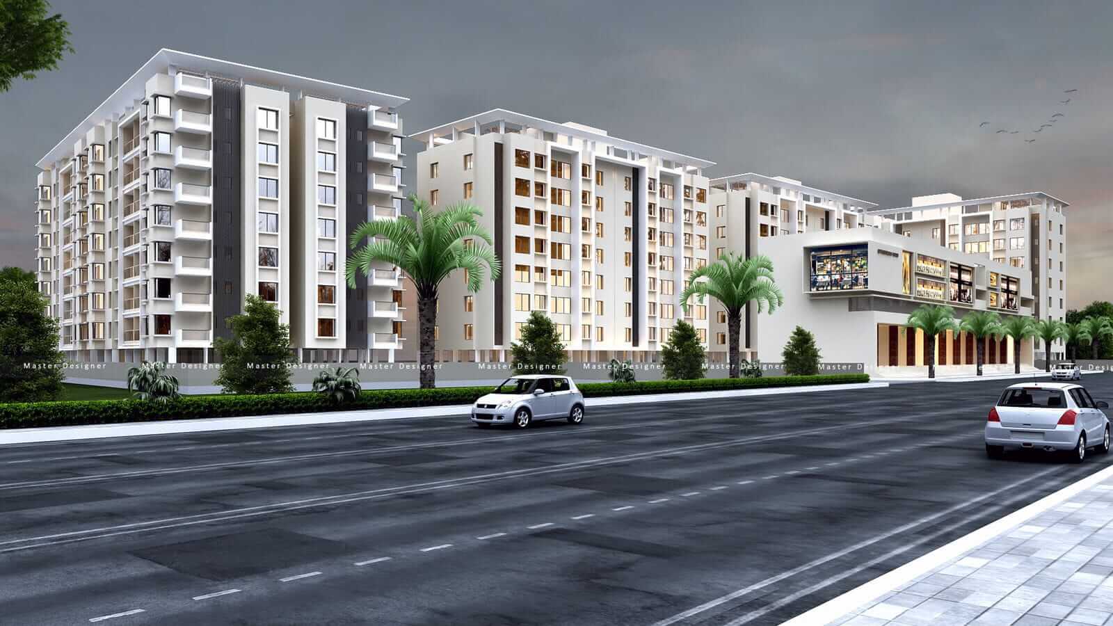 Commercial spaces by Mukti Group